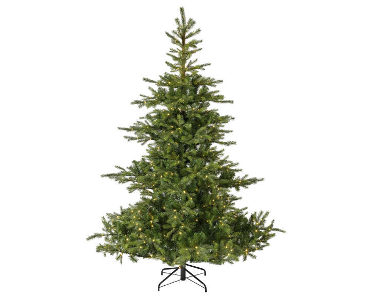 EVERLANDS Künstlicher Weihnachtsbaum Grandis Tanne mit Micro LED